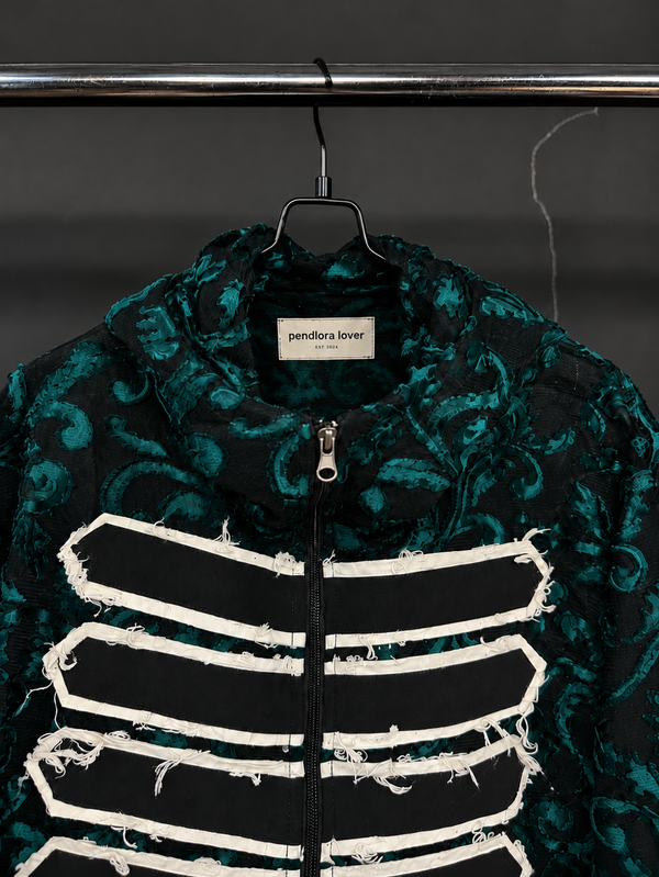 Metro Stripe Zip Jacket