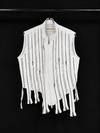 Fringe Signal Zip Vest