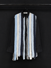 Midnight Stripe Splice Shirt