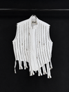 Fringe Signal Zip Vest