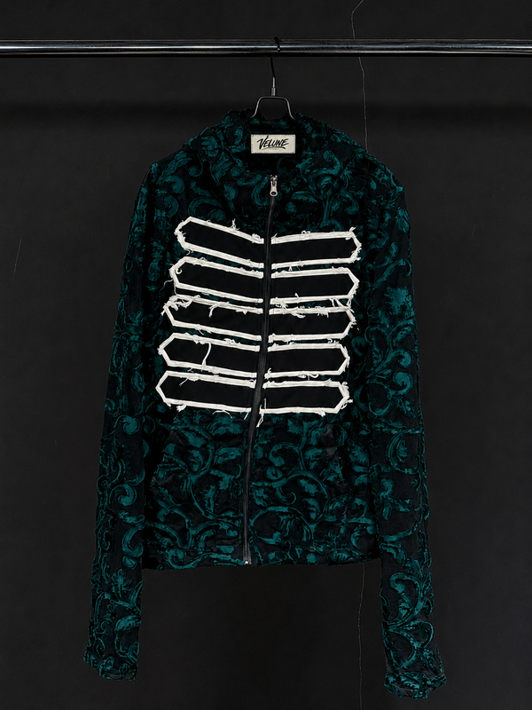 Metro Stripe Zip Jacket