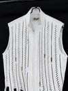 Fringe Signal Zip Vest