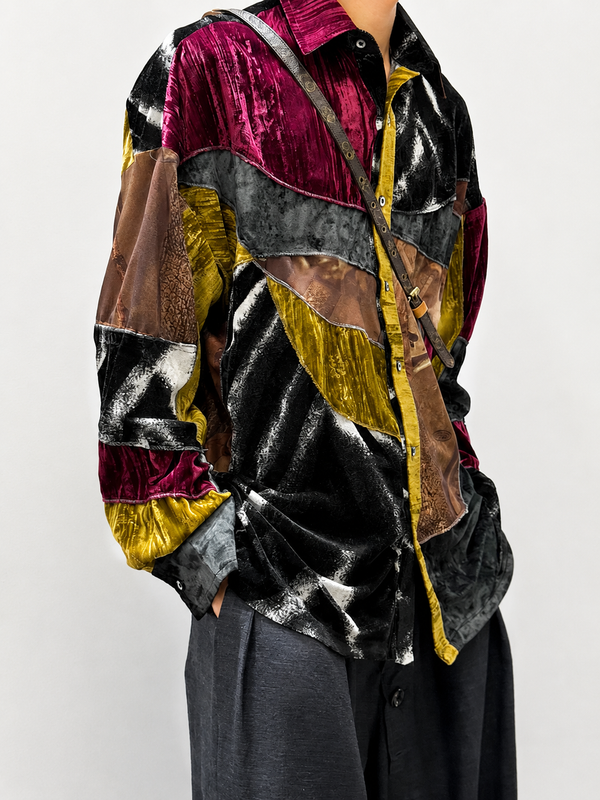 Regal Velvet Print Shirt