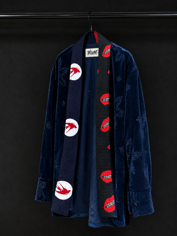 Velvet Drift Panel Shirt