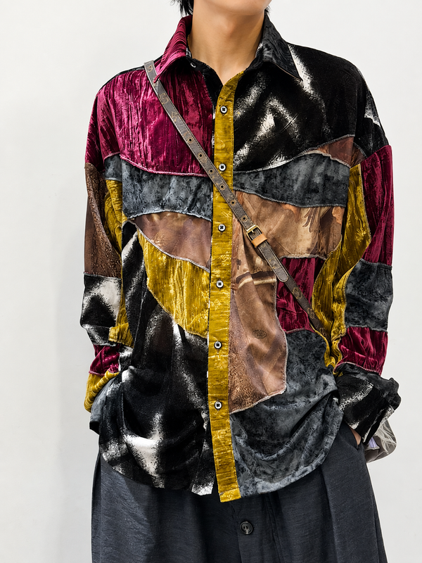 Regal Velvet Print Shirt