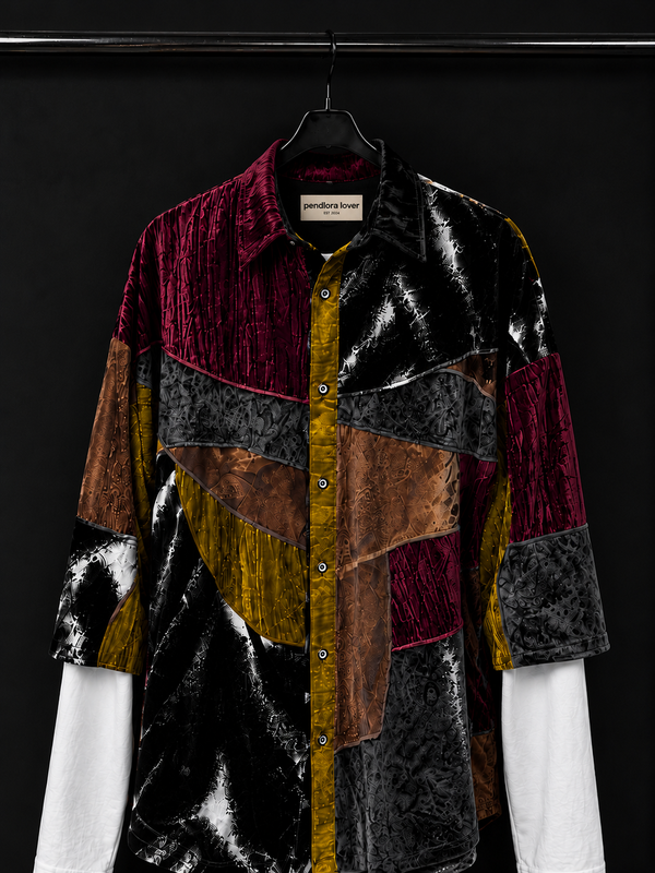 Regal Velvet Print Shirt