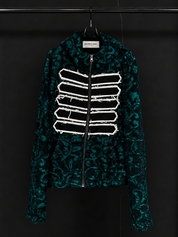 Metro Stripe Zip Jacket