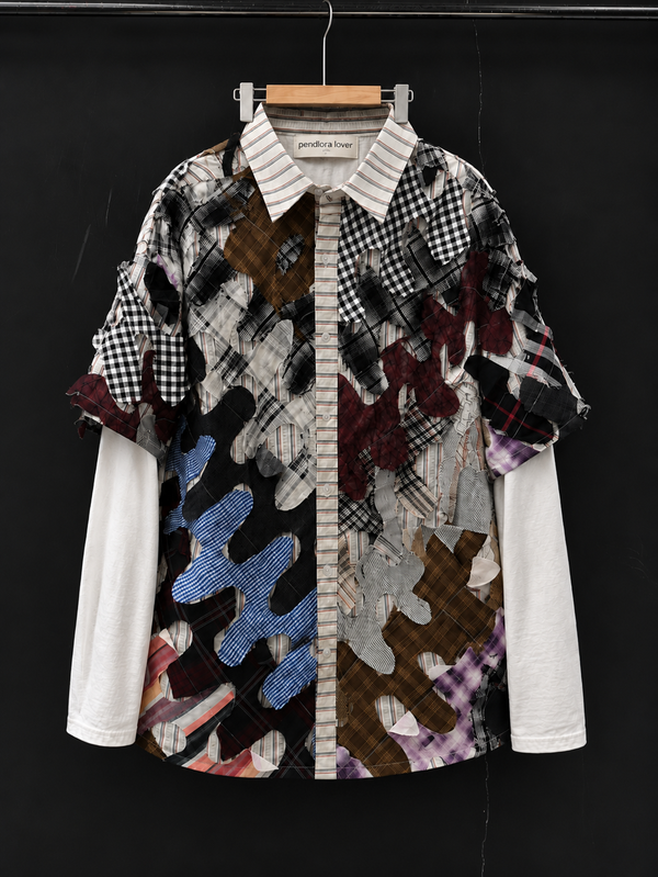 Vintage Mosaic Panel Shirt