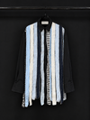 Midnight Stripe Splice Shirt