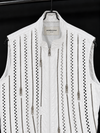Fringe Signal Zip Vest