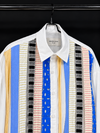 Deconstructed Stripe Panel Shirt