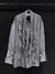 Ash Ribbon Pleated Shirt