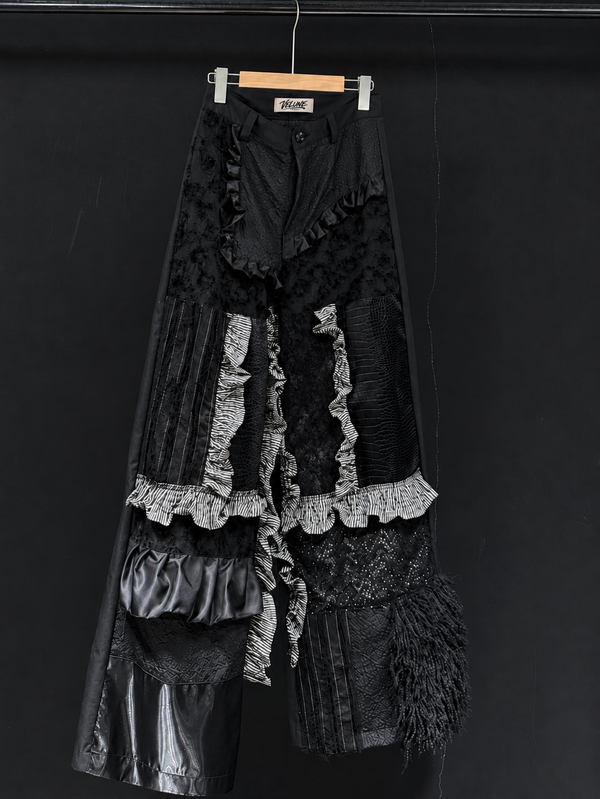 Noir Rift Ruched Trousers