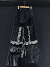 Noir Rift Ruched Trousers