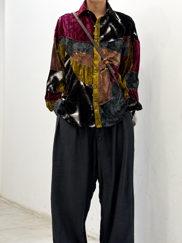 Regal Velvet Print Shirt
