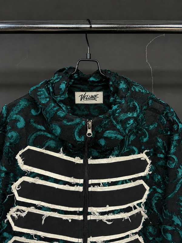 Metro Stripe Zip Jacket