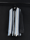 Midnight Stripe Splice Shirt