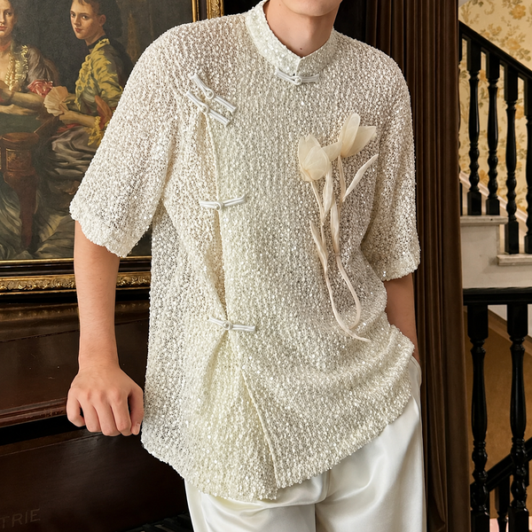 Nomad Texture Patchwork Shirt