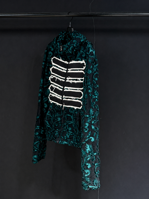 Metro Stripe Zip Jacket